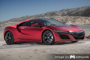 Insurance rates Acura NSX in Cleveland