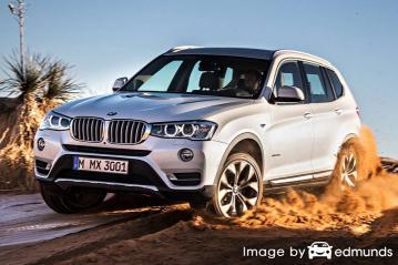 Insurance rates BMW X3 in Cleveland