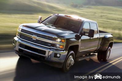 Insurance rates Chevy Silverado 3500HD in Cleveland