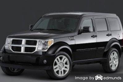 Insurance rates Dodge Nitro in Cleveland