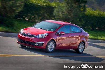 Insurance rates Kia Rio in Cleveland