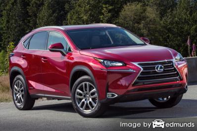 Insurance rates Lexus NX 300h in Cleveland