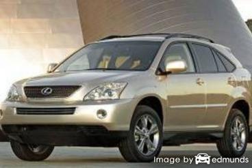 Insurance rates Lexus RX 400h in Cleveland