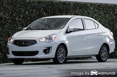 Insurance rates Mitsubishi Mirage G4 in Cleveland