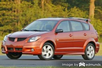 Insurance rates Pontiac Vibe in Cleveland