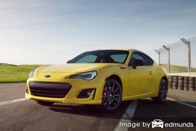 Insurance rates Subaru BRZ in Cleveland