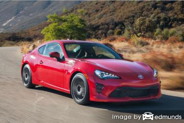 Insurance rates Toyota 86 in Cleveland