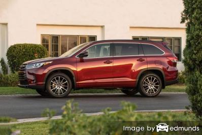 Discount Toyota Highlander insurance