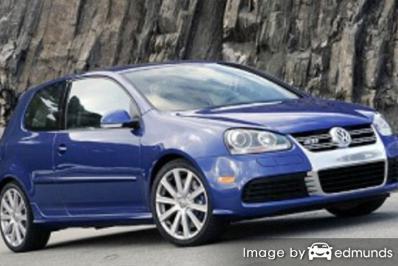 Insurance rates Volkswagen R32 in Cleveland