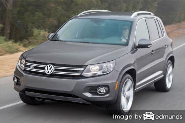 Insurance rates Volkswagen Tiguan in Cleveland